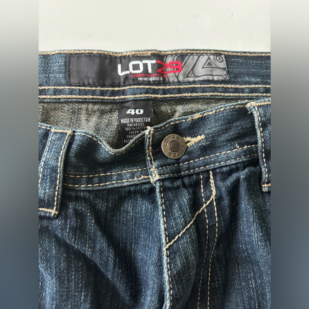 Lot 29 Denim Blue Shorts Relaxed Straight #485